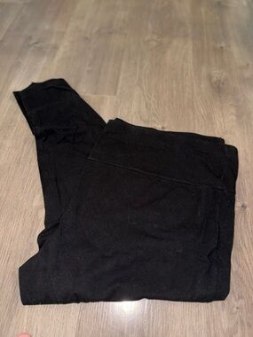 Terra & Sky Black High Waist Leggings 3XL